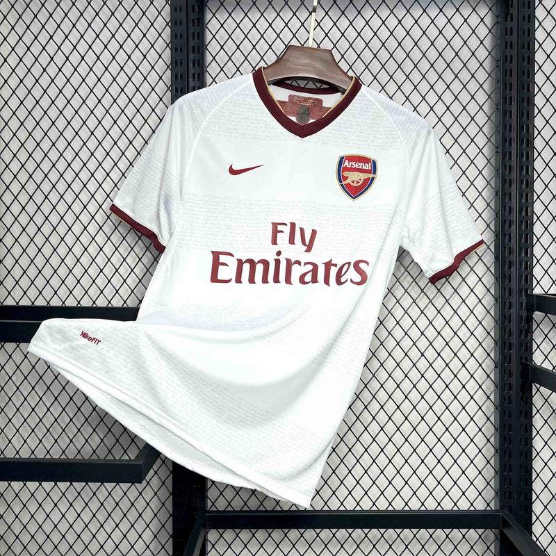 Camisa Arsenal 2007/08 - Nike Retrô Masculina - Branca/Bordo