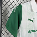Conjunto Kit Infantil Palmeiras Away 2025/26 - Puma Torcedor - Branca/Verde