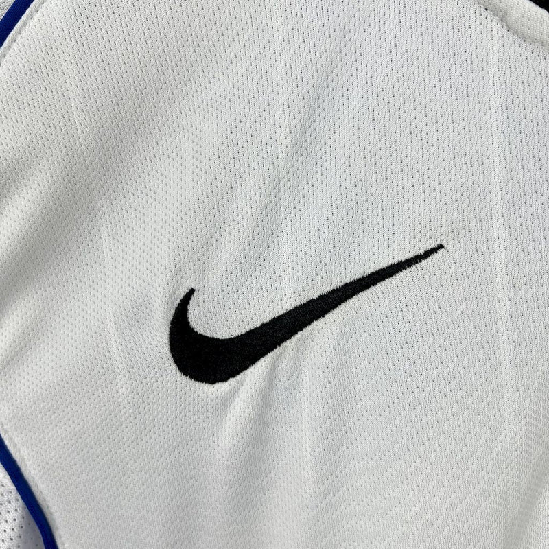 Camisa Inter de Milão Away 2004/05 - Nike Retrô Masculina - Branca/Azul