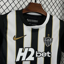 Conjunto Kit Infantil Atlético Mineiro Home 2026/27 - Nike Torcedor - Preta/Branca
