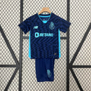Kit Infantil Porto Third 2024/25 - New Balace Torcedor - Azul