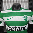Camisa Sporting Home 2025/26 - Nike Jogador Masculina - Verde/Branca