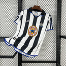 Camisa Newcastle Home 1999/00 - Adidas Retrô Masculina - Preta/Branca