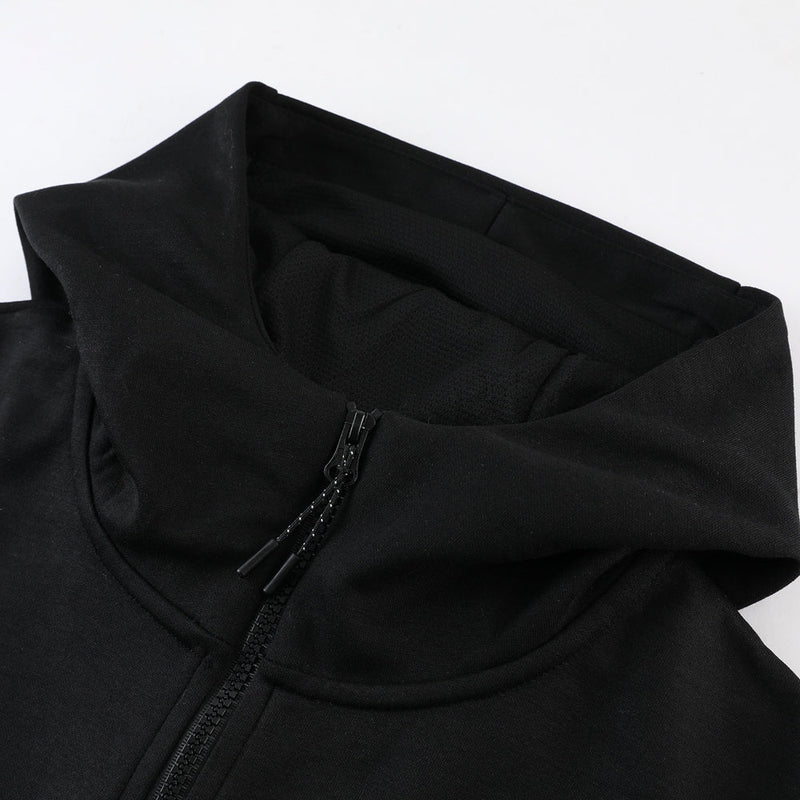 Kit Conjunto Nike Tech Fleece - Jaqueta e Calça- Preta