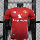 Camisa Manchester United Home 2024/25 - Adidas Jogador Masculina - Vermelha
