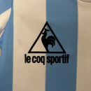 Conjunto Kit Infantil Seleção Argentina Home 1986/87 - Retrô - Azul/Branca