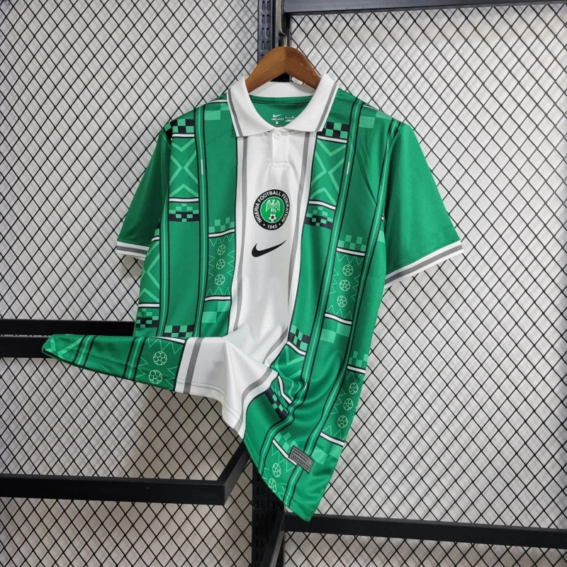 Camisa Seleção Nigéria 2024/25 - Nike Torcedor Masculina - Verde/Branca