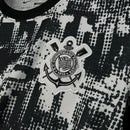 Camisa Corinthians Pré Jogo 2025/26 - Nike Torcedor Masculina - Preta/Branca