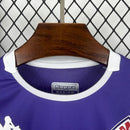 Camisa Pronta Entrega Fiorentina Home 2024/25 - Kappa Torcedor Masculina - Roxa/Branca