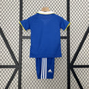 Conjunto Kit Infantil Chelsea Home 2008/09 - Adidas Retrô - Azul/Branca