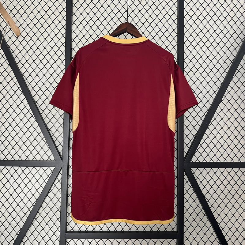 Camisa Seleção Venezuela Home 2024/25 - Adidas Torcedor Masculina - Bordo/Dourada