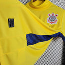 Camisa Corinthians Goleiro 2014/15 - Nike Retrô Masculina - Amarela/Azul
