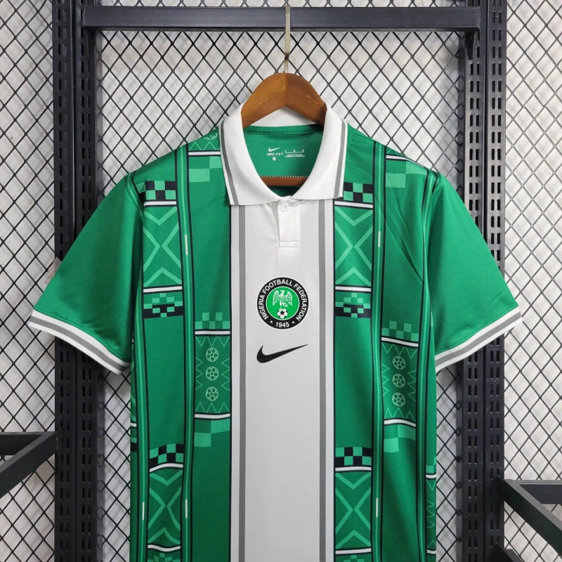 Camisa Seleção Nigéria 2024/25 - Nike Torcedor Masculina - Verde/Branca