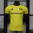 Camisa Al-Nassr Home 2026/27 - Adidas Jogador Masculina - Amarela/Azul