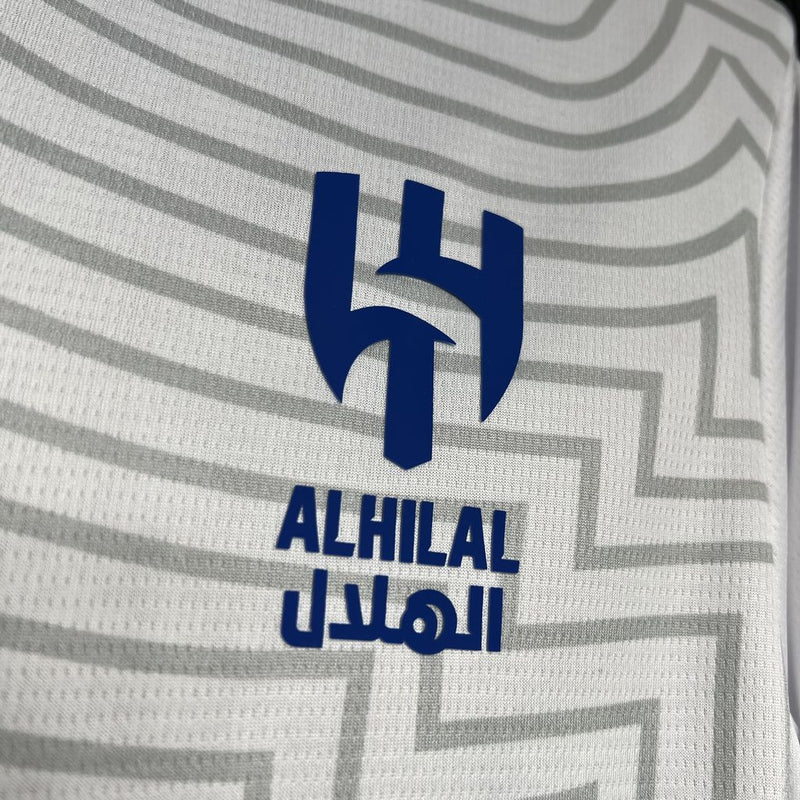 Camisa Al-Hilal Away 2024/25 - Puma Torcedor Masculina - Branca/Azul