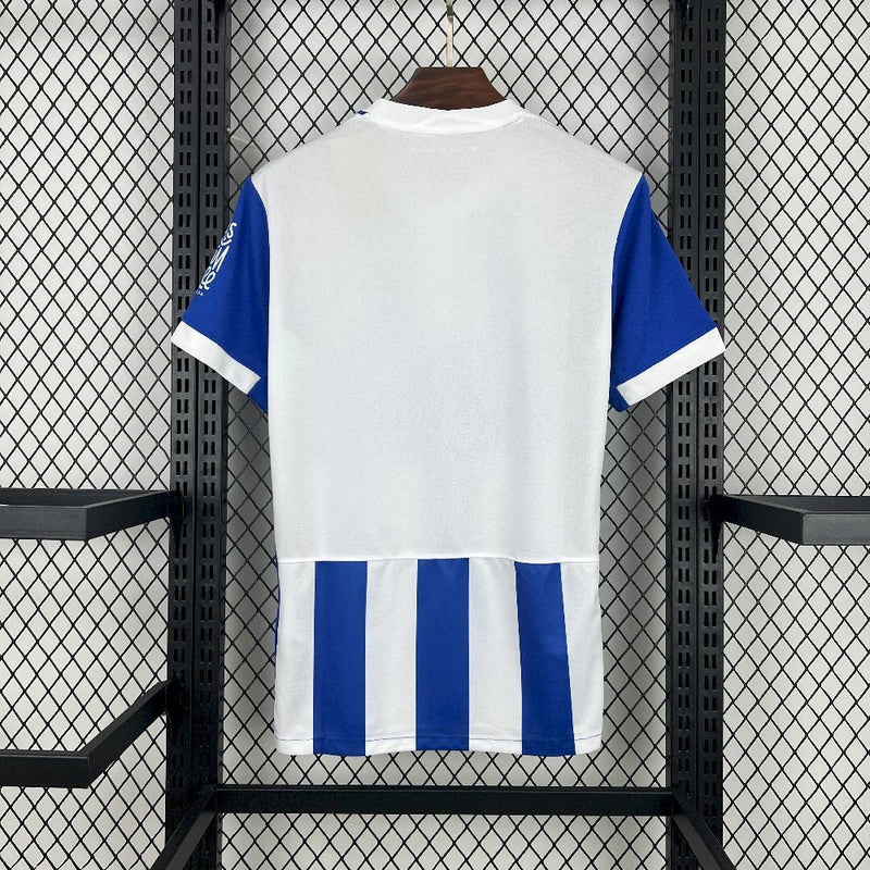 Camisa Brighton Home 2025/26 - Nike Torcedor Masculina - Azul/Branca