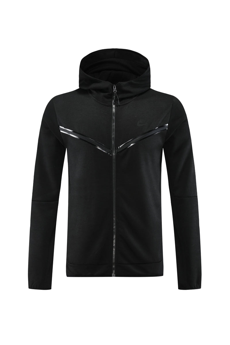 Kit Conjunto Nike Tech Fleece - Jaqueta e Calça- Preta
