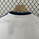 Conjunto Kit Infantil Real Madrid Home 2012/13 - Adidas Retrô - Branca/Preta