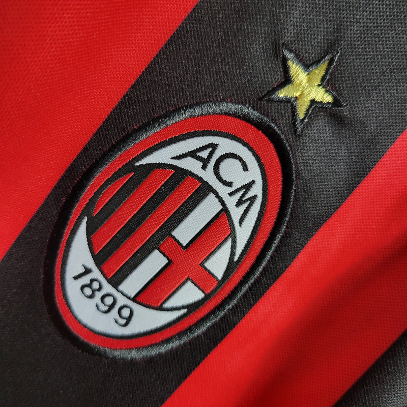 Camisa Pronta Entrega Manchester United Home 2006/07 - Adidas Retrô Masculina - Preta/Vermelha + KAKA' N°22 + Frete Grátis