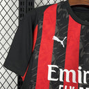 Camisa Pronta Entrega AC Milan Home 2025/26 - Puma Torcedor Masculina - Vermelha/Preta