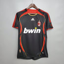 Camisa Pronta Entrega Milan Away 2006/07 - Adidas Retrô Masculina - Preta/Vermelha