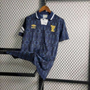 Camisa Seleção Escócia Home 1992\93 - Umbro Retrô Masculina - Azul/Branca
