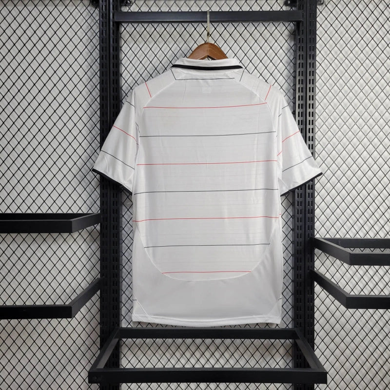 Camisa Manchester United Away 2004/06 - Nike Retrô Masculina - Cinza/Vermelha