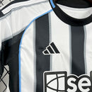 Conjunto Kit Infantil Newcastle Home 2025/26 - Adidas Torcedor - Preta/Branca