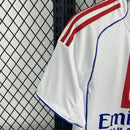Camisa Lyon Home 2025/26 - Adidas Torcedor Masculina - Branca/Vermelha