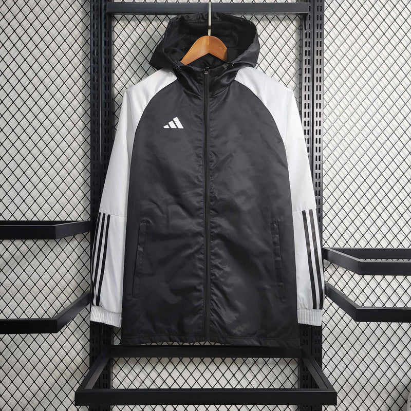Jaqueta Corta Vento Adidas - Preta/Branca