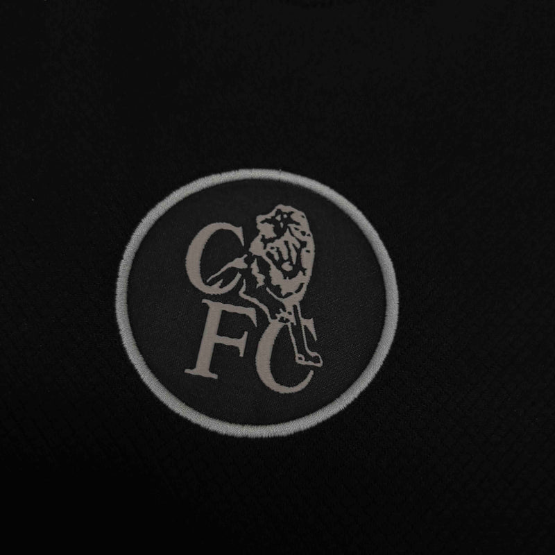 Camisa Chelsea Third 2025/26 - Nike Torcedor Masculina - Preta/Azul