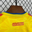 Conjunto Kit Infantil Seleção Colômbia Home 2026/27 - Adidas Torcedor - Amarela/Azul