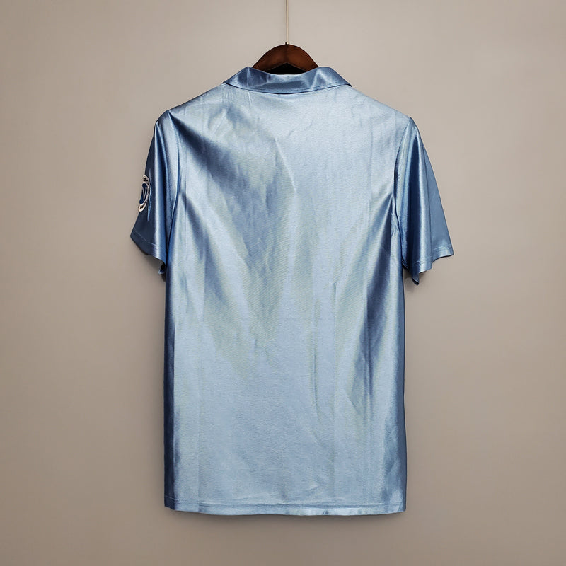 Camisa Napoli Home 1990/91 - NR Retrô Masculina - Azul