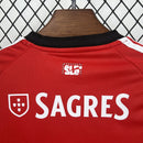 Conjunto Kit Infantil Benfica Home 2025/26 - Adidas Torcedor - Vermelha/Branca