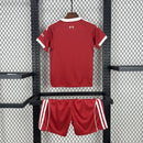 Conjunto Kit Infantil Liverpool Home 2025/26 - Adidas Torcedor - Vermelha/Branca