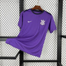 Camisa Pronta Entrega Corinthians Treino 2025/26 - Nike Torcedor Masculina - Roxa/Preta