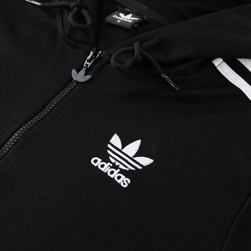 Kit Conjunto Adidas Tech Fleece - Jaqueta e Calça- Preta/Branca