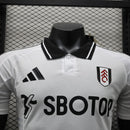 Camisa Fulham Home 2024/25 - Adidas Jogador Masculina - Branca/Preta