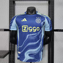 Camisa Ajax Away 2025/26 - Adidas Jogador Masculina - Azul/Amarela