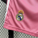 Conjunto Kit Infantil Real Madrid Edição Especial 2023/24 - Adidas Torcedor - Rosa/Branca