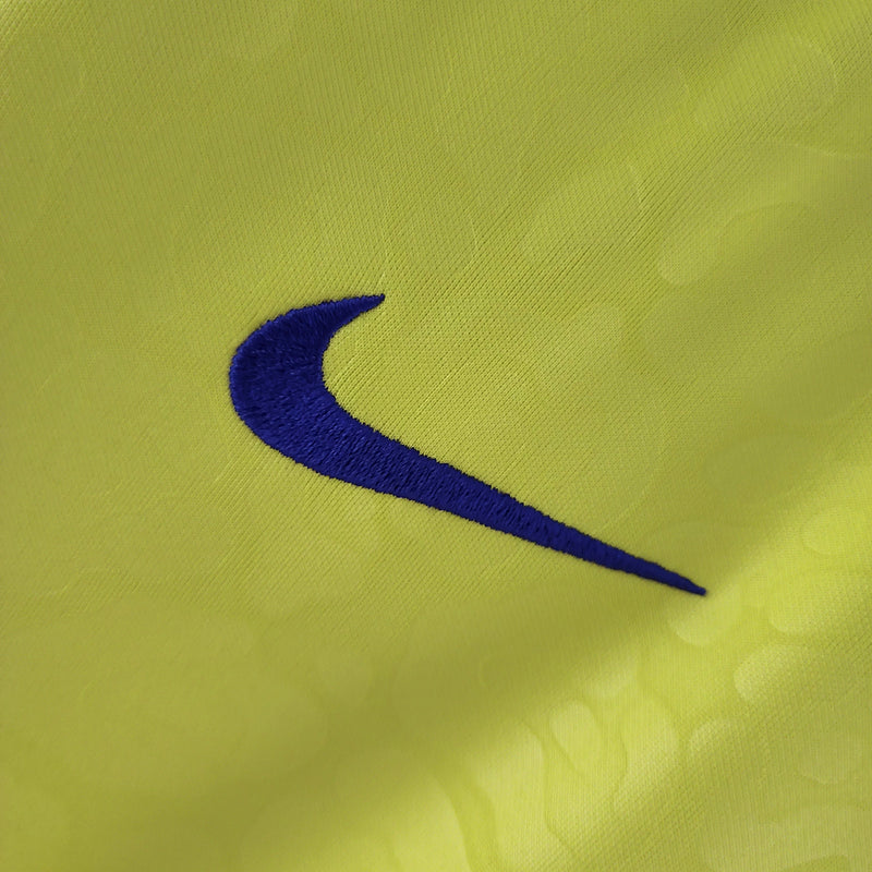 Camisa Seleção Brasil Home 2022 - Nike Torcedor Feminina - Amarela/Verde