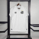 Camisa Pronta Entrega Santos Home 2025/26 - Umbro Torcedor Masculina - Branca/Preta