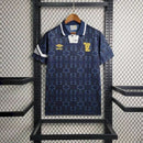 Camisa Seleção Escócia Home 1992\93 - Umbro Retrô Masculina - Azul/Branca
