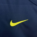 Conjunto Kit Infantil Atlético de Madrid Away 2025/26 - Nike Torcedor - Azul/Amarela