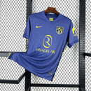Camisa Pronta Entrega Atlético de Madrid Away 2025/26 - Nike Torcedor Masculina - Azul/Amarela