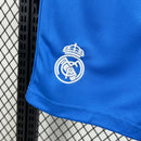 Conjunto Kit Infantil Real Madrid Treino 2025/26 - Adidas Torcedor - Azul/Cinza