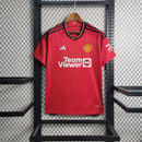 Camisa Manchester United Home 2023/24 - Adidas Torcedor Masculina - Vermelha
