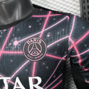 Camisa PSG Treino 2025/26 - Jordan Jogador Masculina - Preta/Rosa
