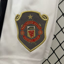 Conjunto Kit Infantil Manchester United Home 1999/00 - Umbro Retrô - Vermelha/Branca