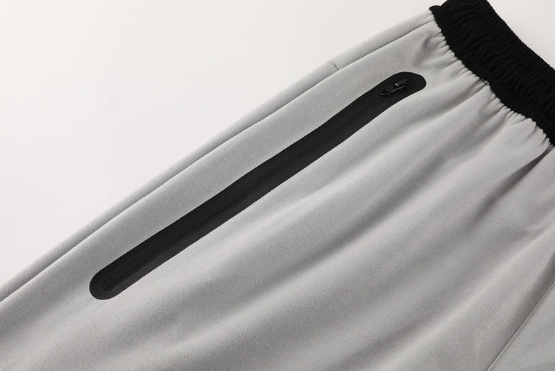 Kit Conjunto Nike Tech Fleece - Jaqueta e Calça- Preta/Cinza